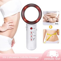 ultrasonic cellulite massager 3 in 1 microcurrent fat burner equipment weight loss infrared facial body skin tighten slimming