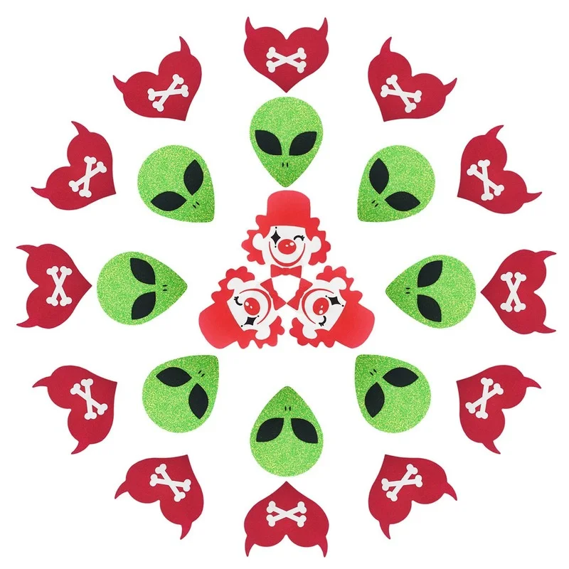 10 пар интересные одноразовые накладки на грудь в разных стилях клевера