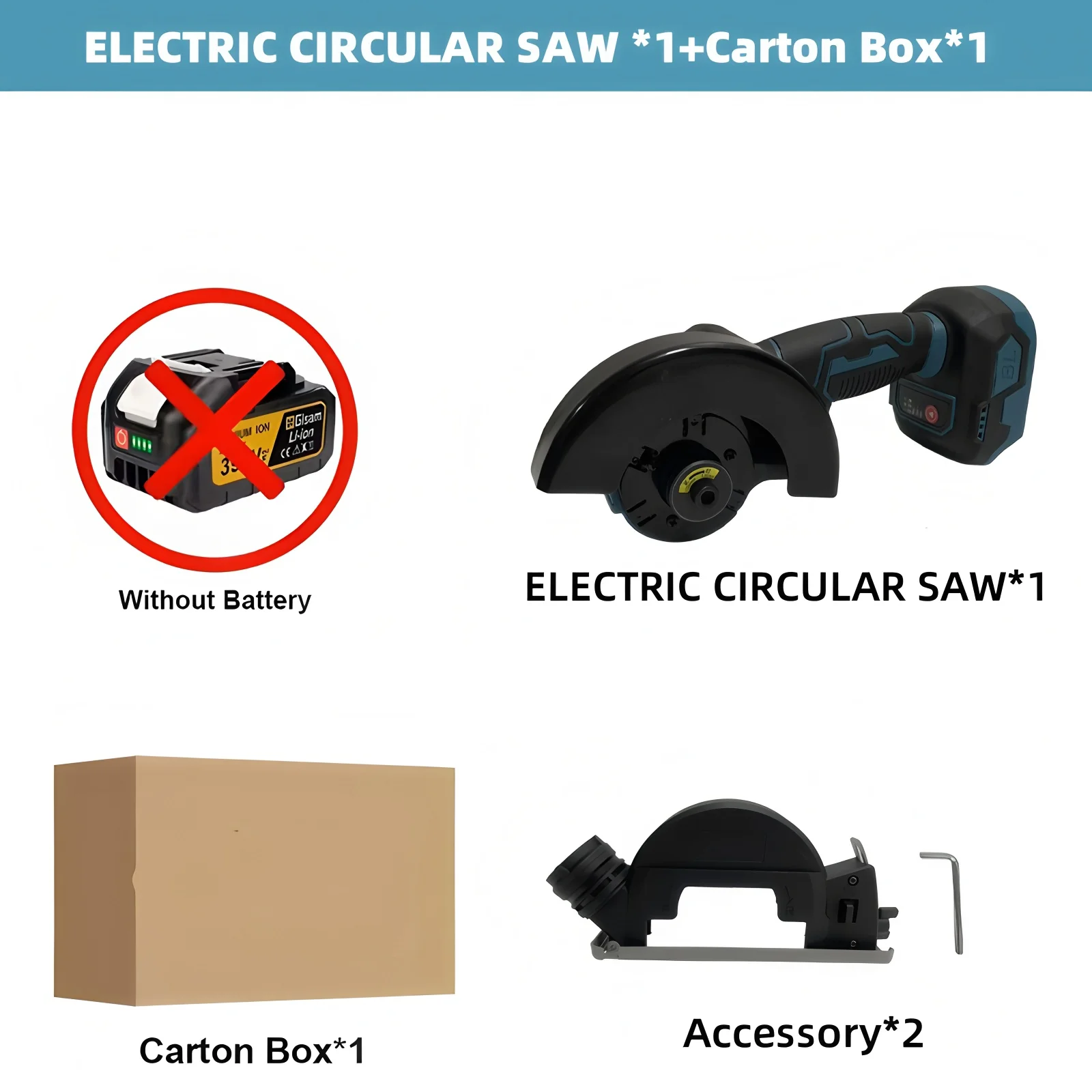 Аккумуляторная угловая шлифовальная машина SmartCraft 4 дюйма, бесщеточная, 3 скорости