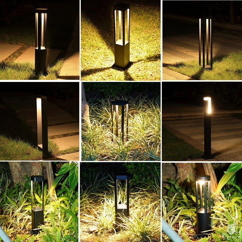 Outdoor Lawn Lamp LED Aluminum Landscape Garden Back Yard Aisle Lawn Lights IP65 Water Proof For Home Project Lighting Fixture