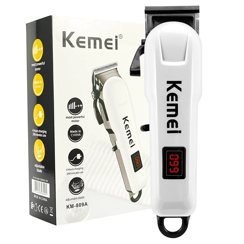 

Professional Barber Hair Clipper Cordless Hair Trimmer Beard Trimer For Men Electric Hair Cutting Adjustable Haircut Machine Set