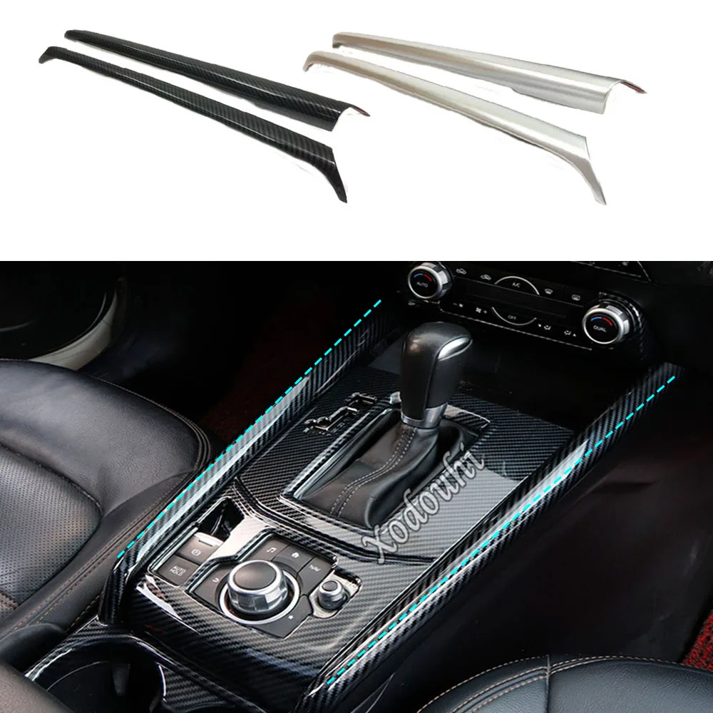 

For Mazda CX-5 CX5 2nd Gen 2017 2018 2019 2020 2021 2022 Inner Middle Handbrake Shift Stall Paddle Cup Switch Frame Stick Trim