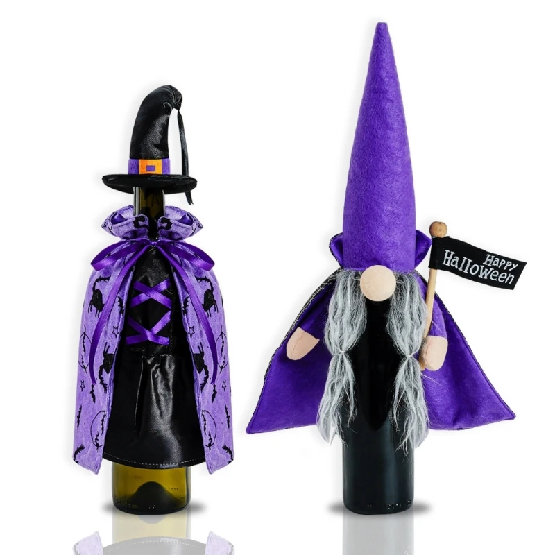 

Q1QC Halloween Wine Bottle Covers Great for Decorating Your Holiday Table