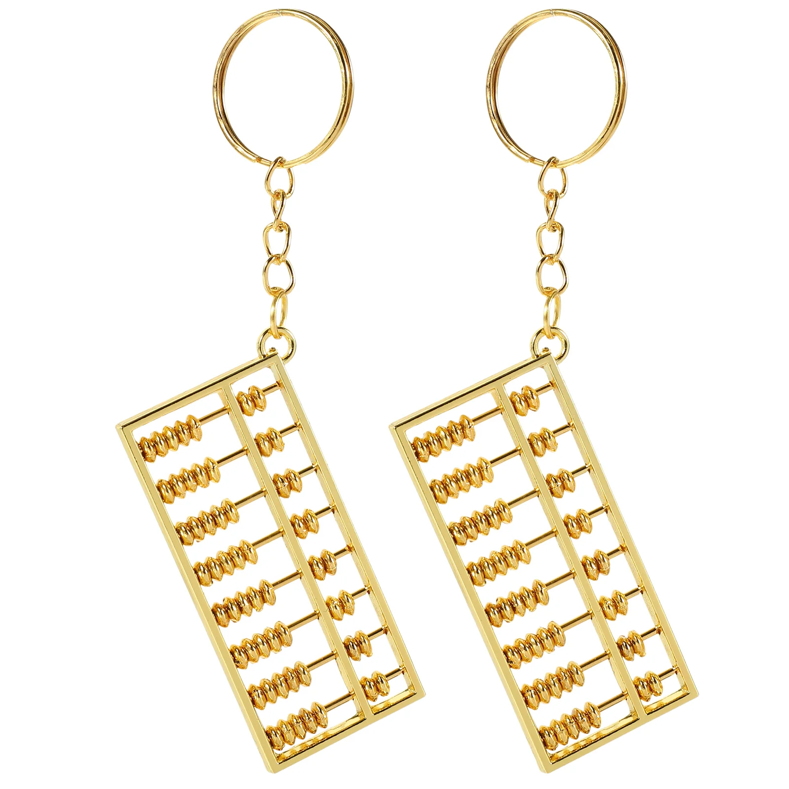 

2Pcs Mini Abacus Keychain Pendant Decorative Abacus Hanging Ornament for Bag