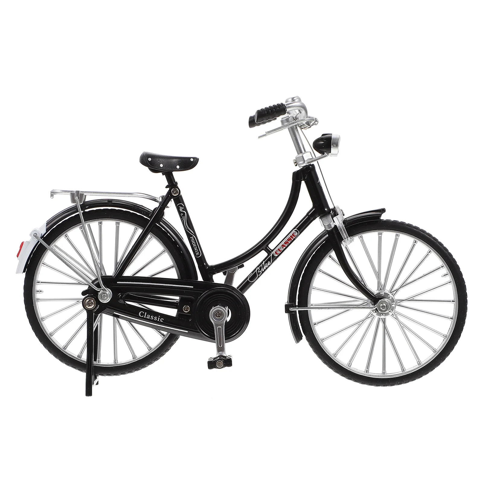 

Bike Modelmetal Mini Toydecor Ornament Finger Vintage Miniature Iron Sculpture Wall Statue Retro Mountain Figurine Alloy