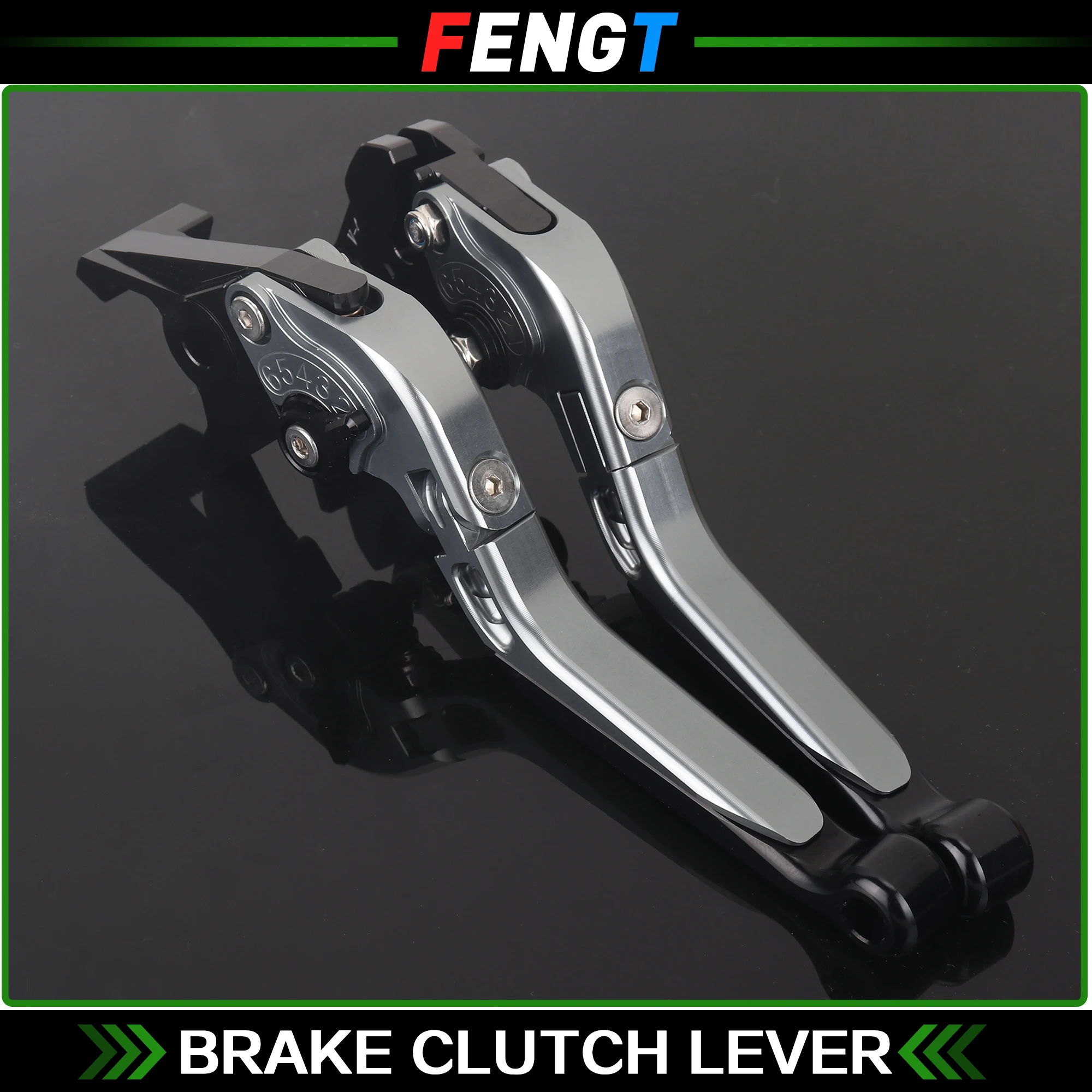 

Для Kawasaki Ninja 125/250/300/400/250SL 2012-2024 тормозной рычаг двигателя, набор рычагов сцепления, регулируемые складные защитные рычаги ручки