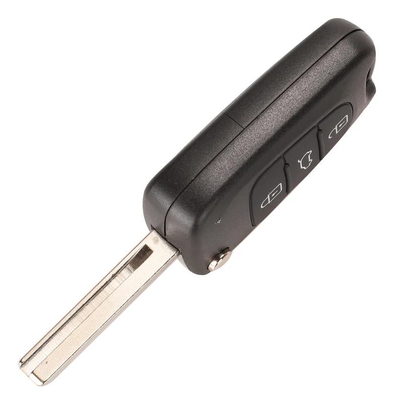 

Jingyuqin автомобильный флип-ключ с дистанционным управлением, 3 кнопки для Hyundai Avante Accent I30 IX35, складной чехол для ключей, пустая замена крышки