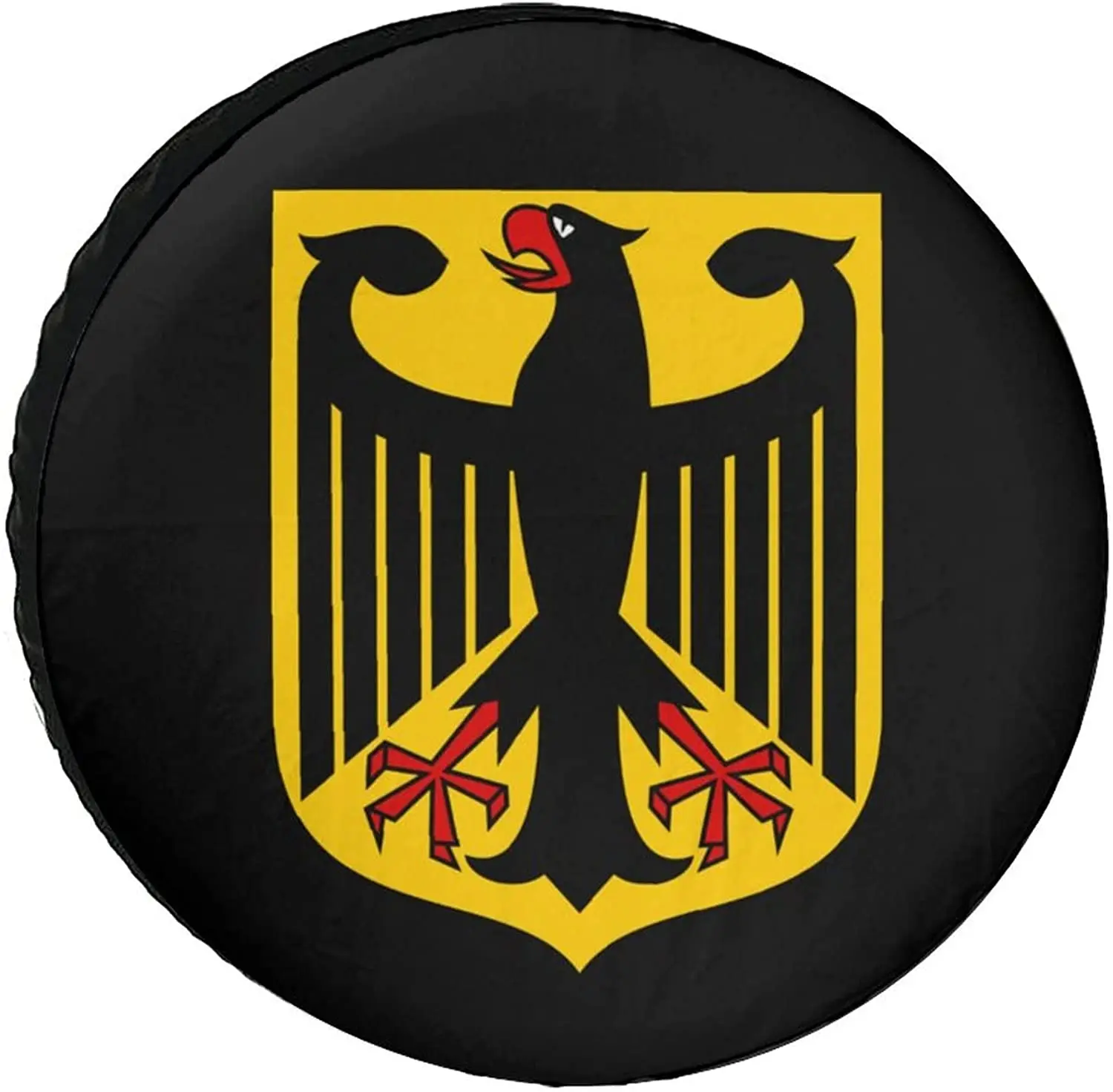 

Coat of Arms of Germany Waterproof Coating Tire Cover Portable Wheel Bags Sun Rain Snow Protector