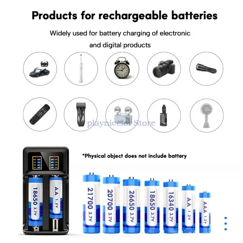 

Интеллектуальное зарядное устройство для аккумуляторов 18650 26650 21750 AA/AAA E8BA