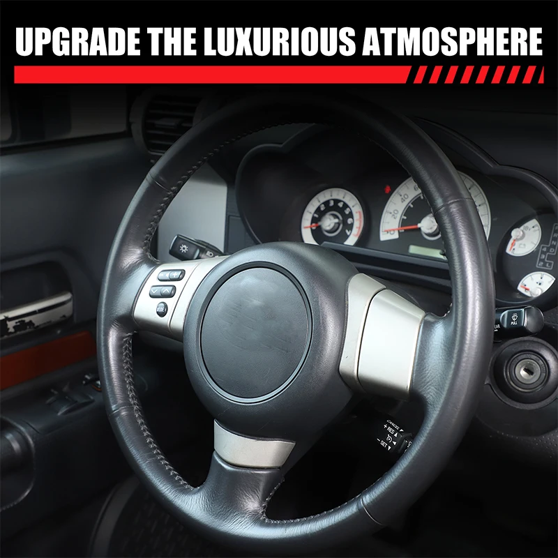 Для 07-21 Toyota FJ Cruiser обод рулевого колеса алюминиевый сплав черный комплект из 1
