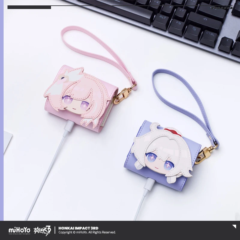 Фото Honkai Impact 3, сумка для гарнитуры Elysia Kiana, чехол для периферийных устройств, чехол для гарнитуры, подарок на день рождения, новый, подлинный оригинал №2
