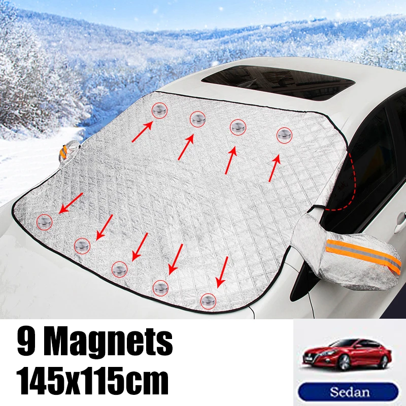 

Автомобильные магнитные солнцезащитные оттенки на лобовое стекло, защита от ультрафиолета, водонепроницаемый солнцезащитный козырек, притяжение, наружные автомобильные аксессуары