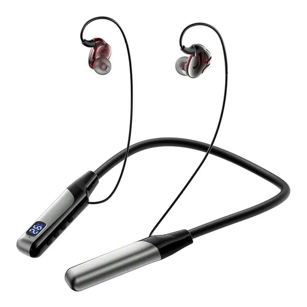 

H6 Wireless Bluetooth-compatible Headset Neck Hanging Sports Earphones Compatible hotselling new