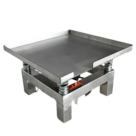 Вибрационный стол для бетонной смеси небольшой стенд для испытания вибрации, испытательный блок, вибрационная платформа из нержавеющей стали, Вибрационный стол 110/220 В