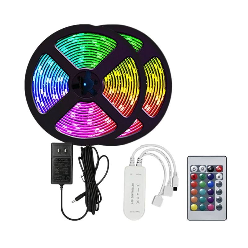 LED Light 5050Rgb Smart App Application 24-Key Remote Control Flexible Light With Bedroom Decoration Light
