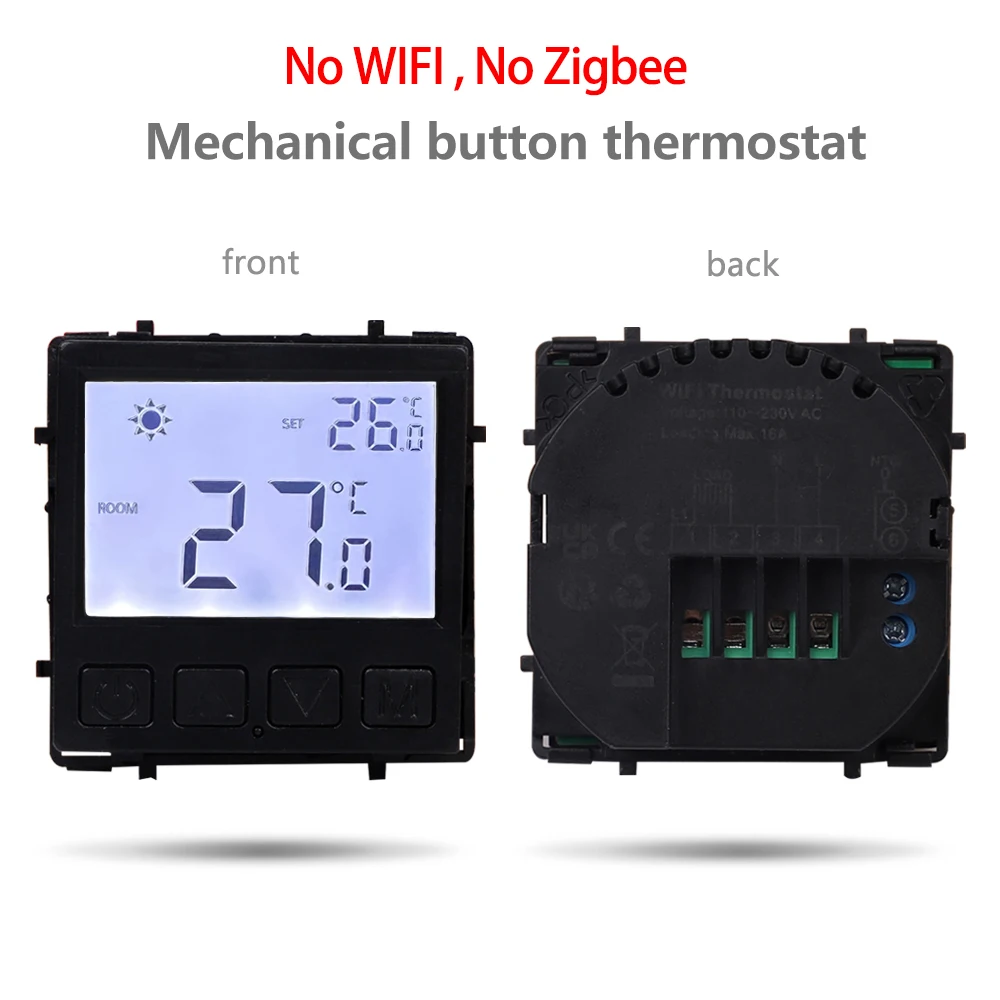 

Bingoelec ZigBee термостат с выключателями и розетками