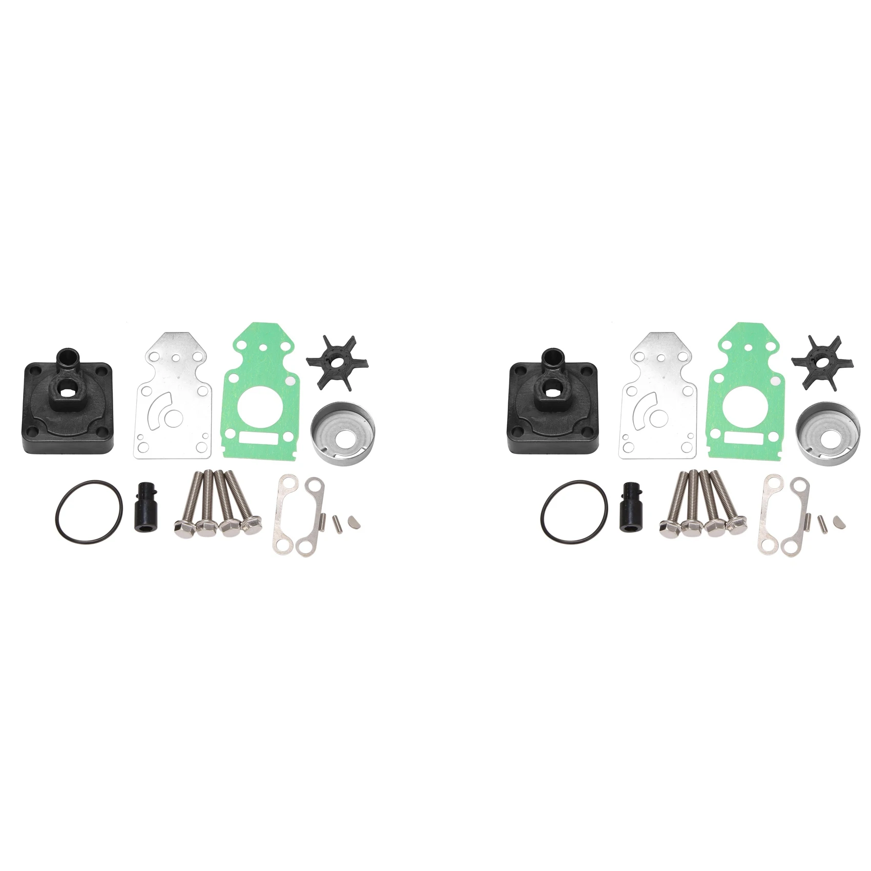 

2X Outboard Motor Carburetor Repair Kit for Yamaha 63V-W0078-02-00 9.9 15HP