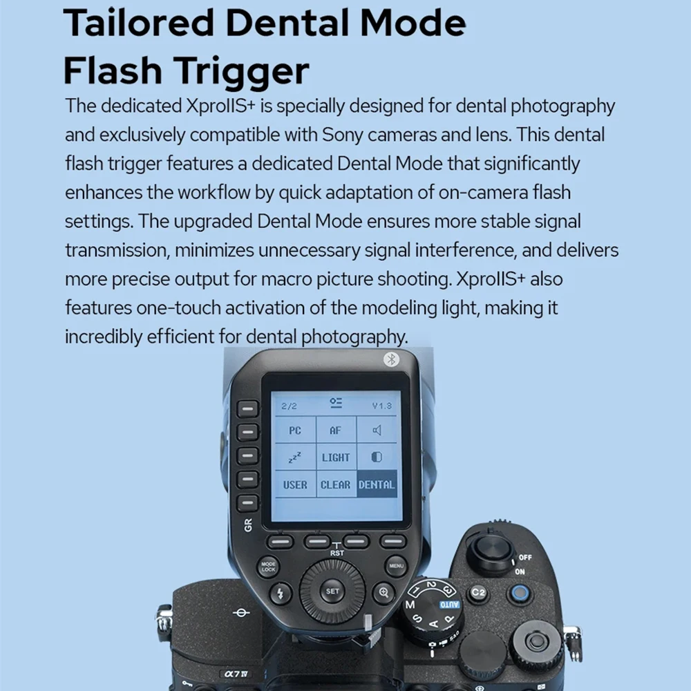 Godox MF12-DK1 TTL стоматологическая макроспышка двойной MF12 2 4G передатчик Speedlite XProII для