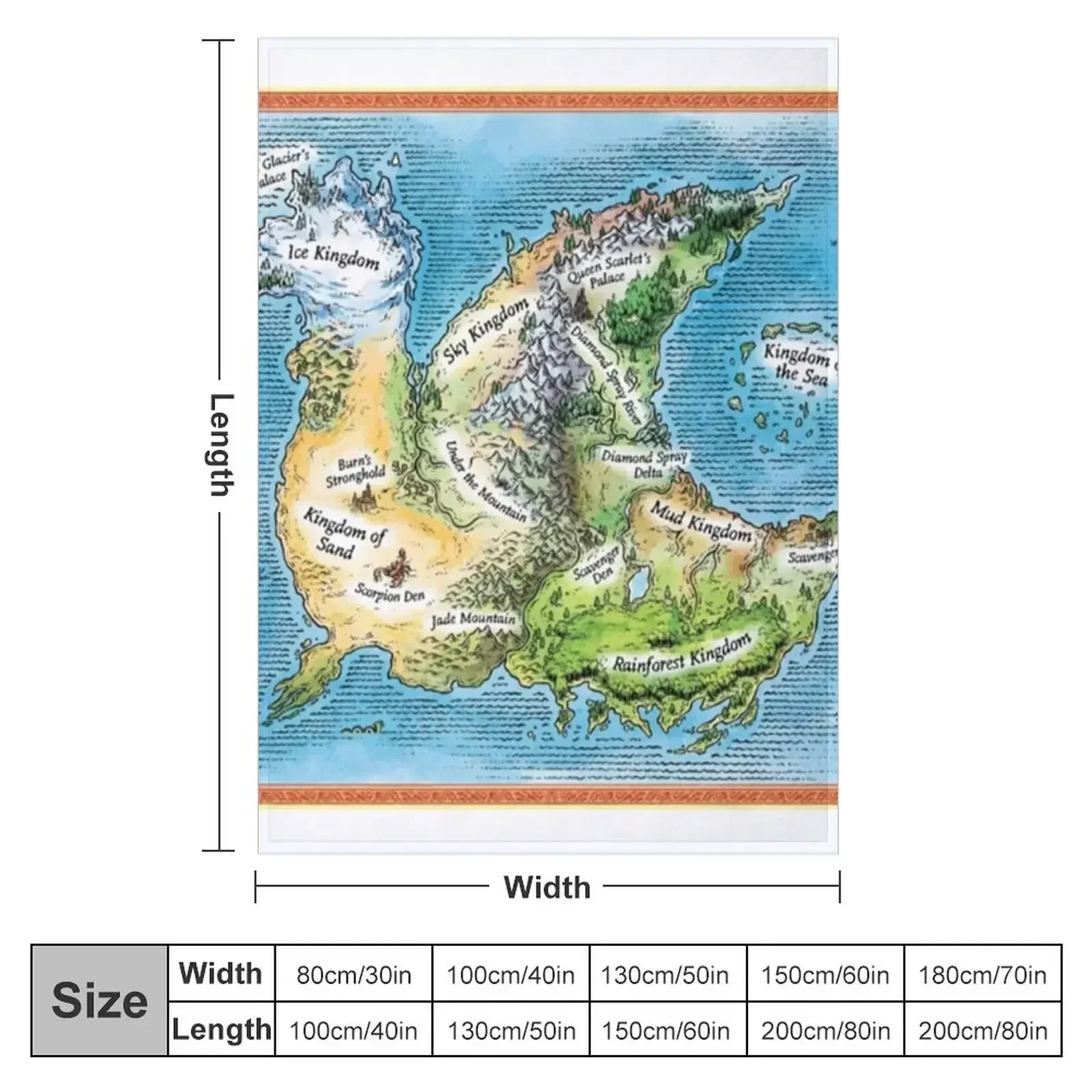 Одеяло с картами WOF декоративное одеяло для кемпинга младенцев красивые одеяла