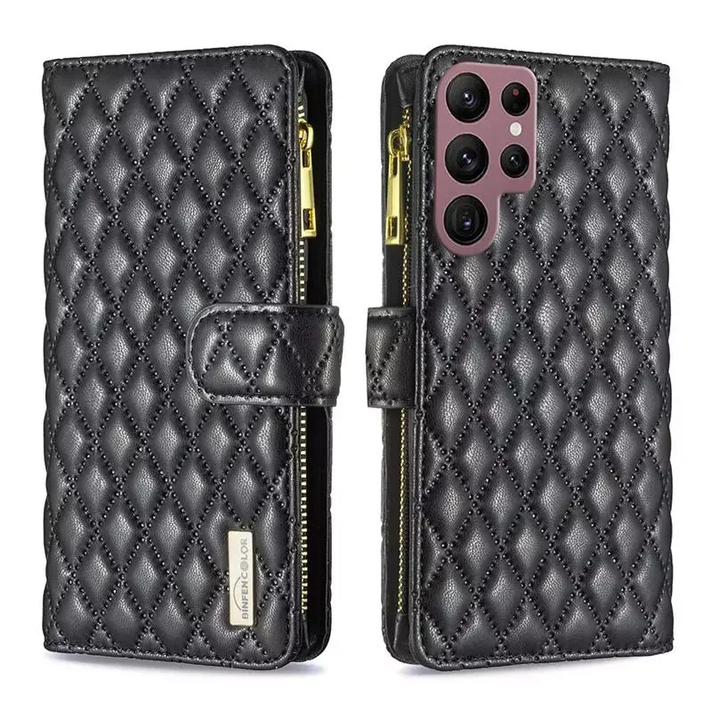 

NEW2023 imple U eather hone ase amsungs alaxyes 22 ltra ecurely tore ard allet over hone allet ase racket unction