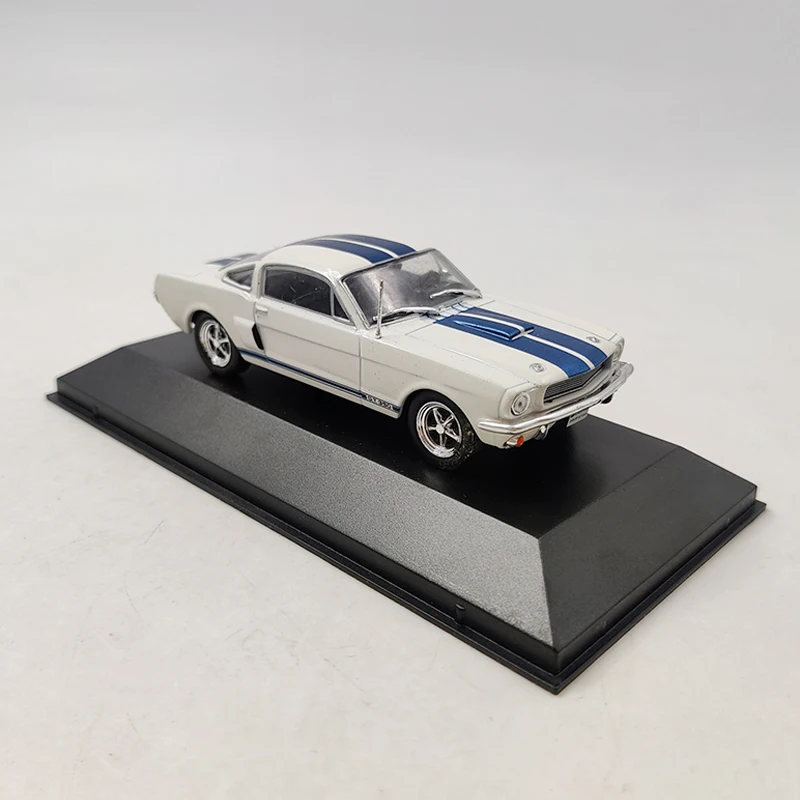 Diecast 1:43 Scale 1965 Ford Mustang Shelby GT 350H Alloy Car Model Toy Vehicle Adult Fans Souvenir Collectible Ornament