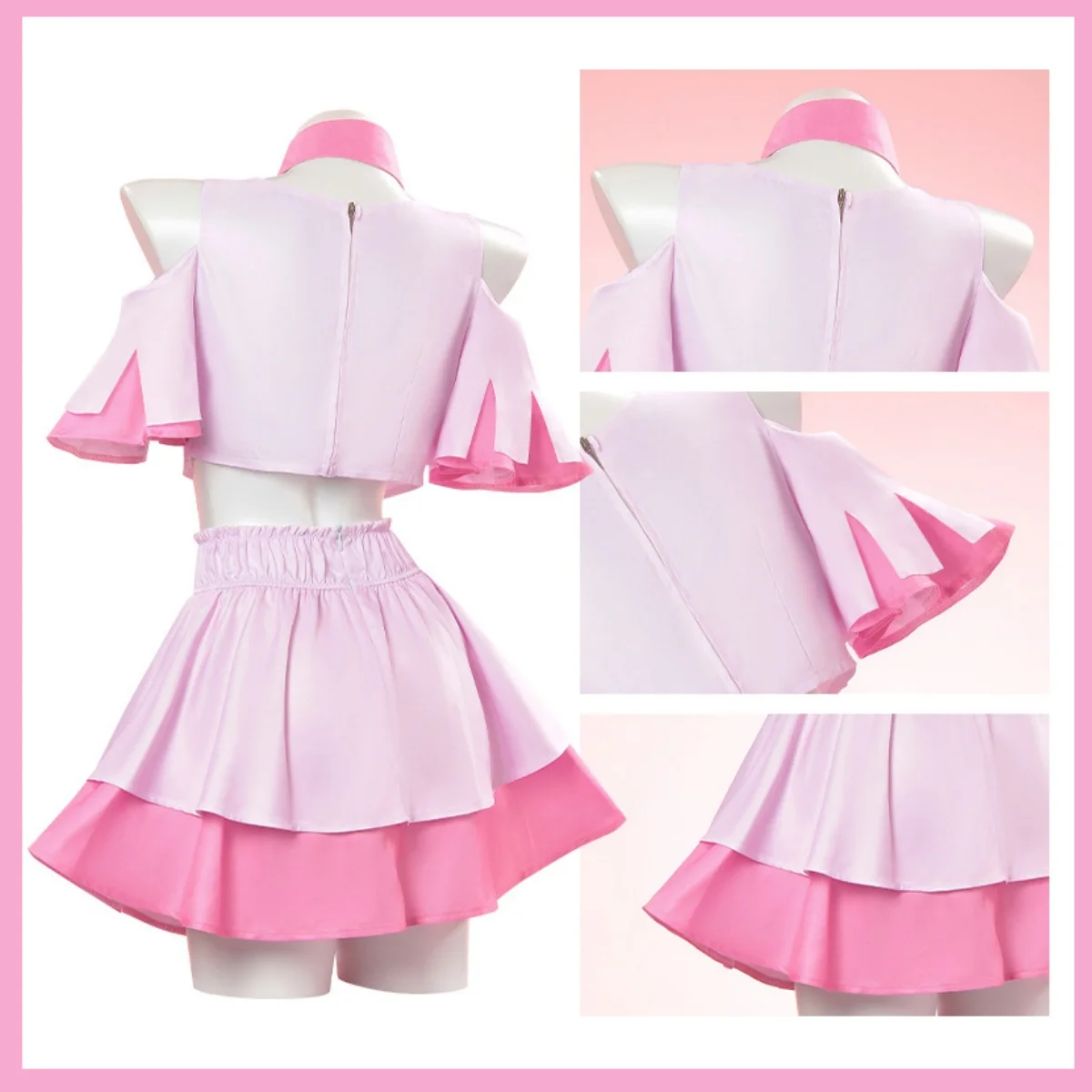 Фото Игра Umamusume: Pretty Derby Still in Love Косплей Костюм 4,5 Юбилейное розовое платье Команда Джерси Парик Женский милый костюм на Хэллоуин №5