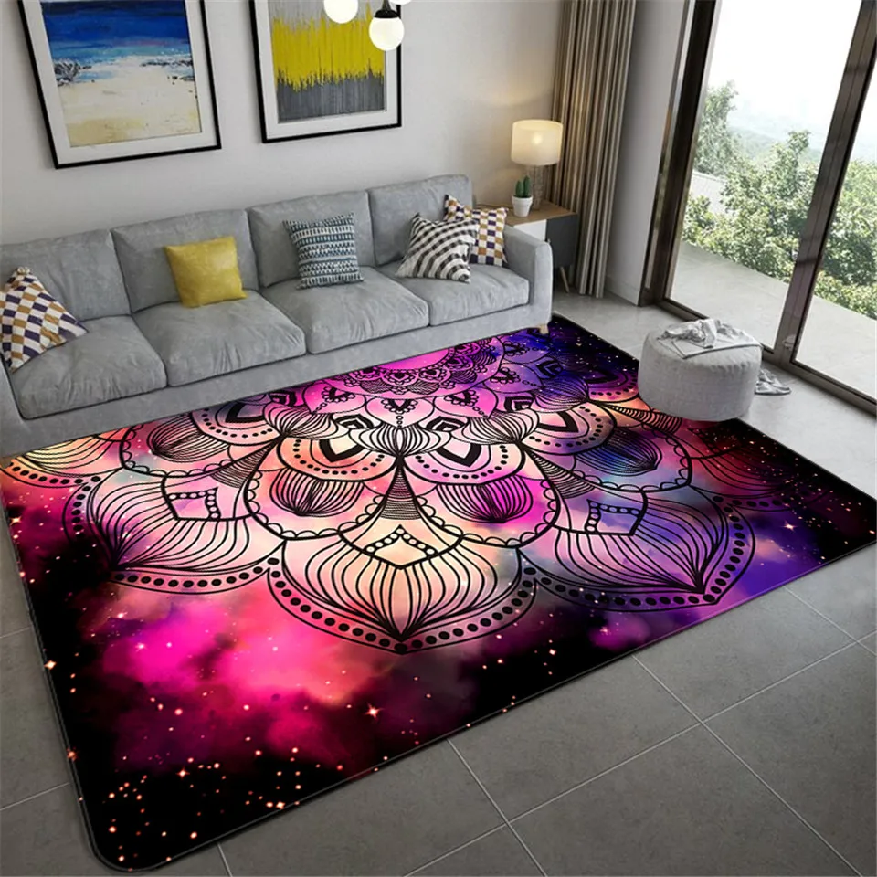 Datura colored carpet living room gorgeous retro floor mat bedroom rug bathroom mat decor Picnic yoga prayer mat motorcycle mat