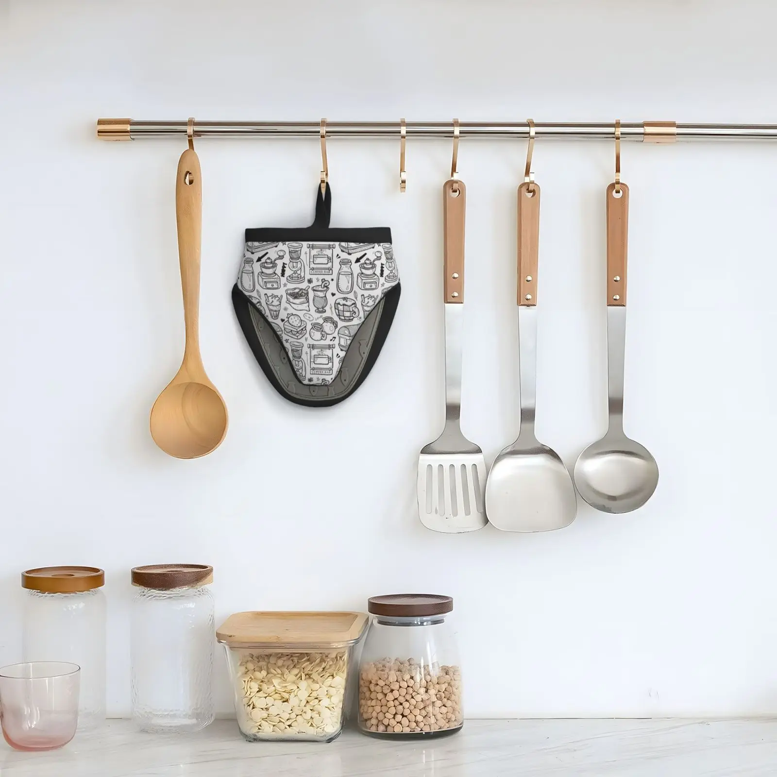 Перчатки для духовки силиконовый держатель кастрюли мини-рукавицы термостойкие