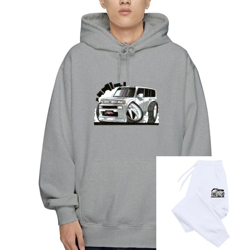 

Свитшот, толстовка с капюшоном, Мужская Летняя Повседневная Классическая японская машина, фанаты Xb, принт Koolart, мультяшная Толстовка, свитшот, худи