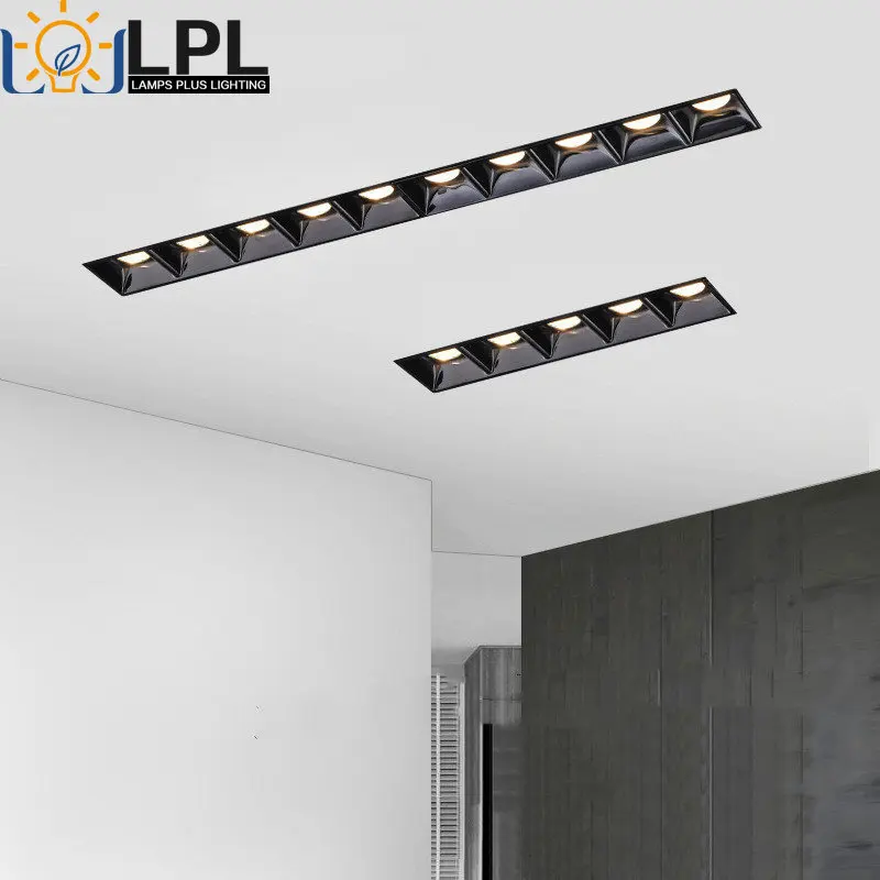 

20W Commercial Lighting Borderless Embedded Lamp LED COB Bar Downlight Sqaure Led Ceiling Spotlight 3000K-6000K AC85-265V