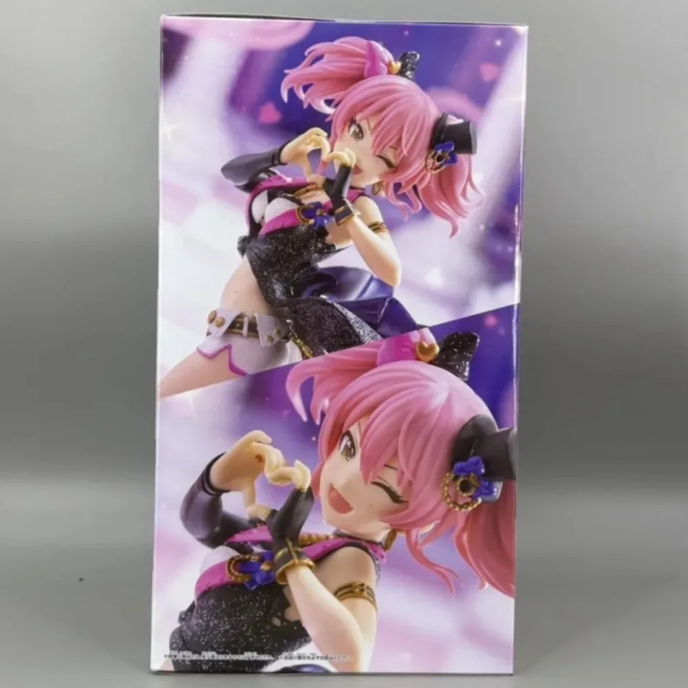 Фото В наличии Bandai оригинальный Banpresto THE IDOLM @ STER Золушка для девочек блестящее платье Mika Jougasaki 17 см модель игрушечные фигурки №5