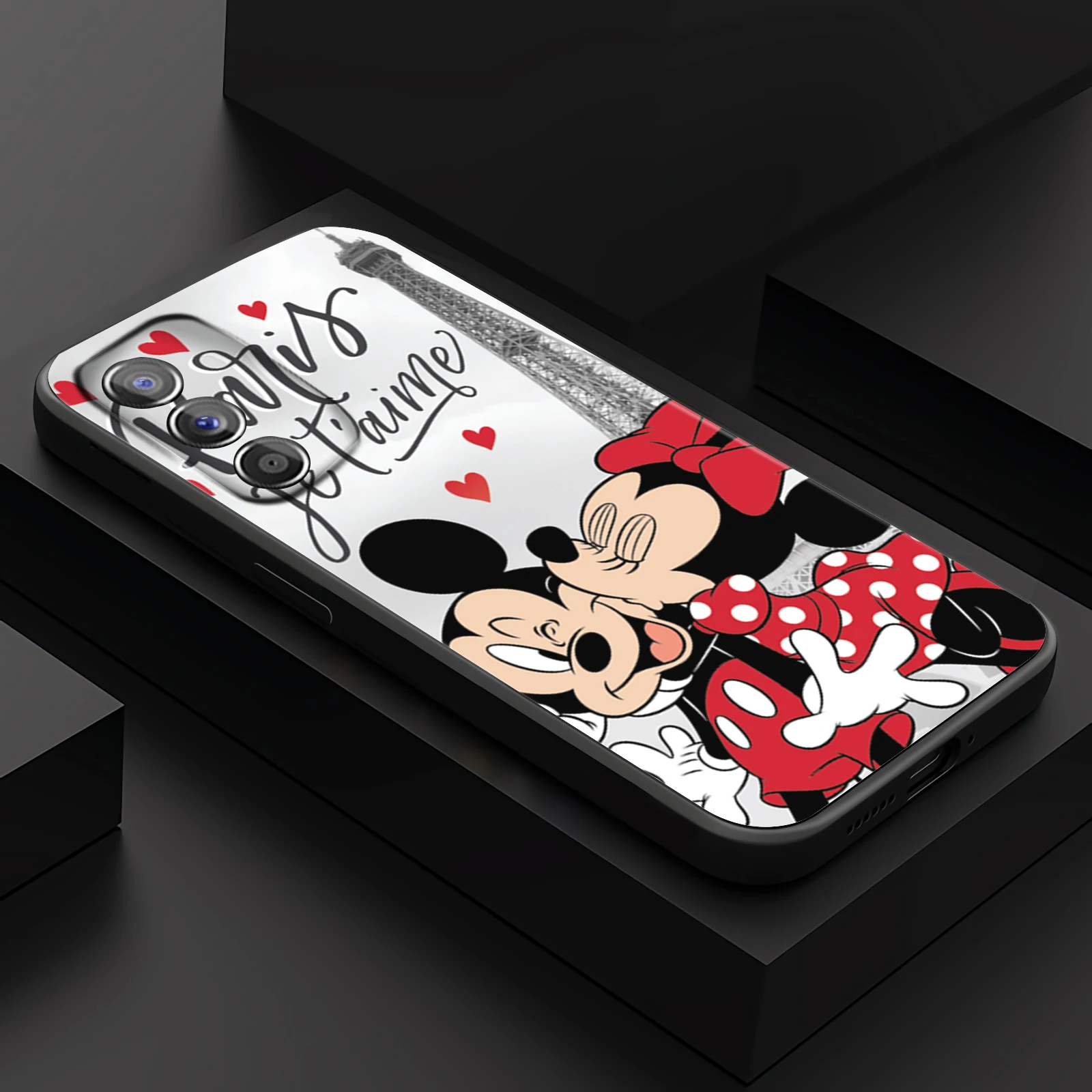 

Disney Mickey Anime black Phone Case For Samsung Galaxy A50 A51 A52 A71 A72 A70 A20S A90 A80 A40S A60 A8S A9S A6S A21S A20E 5g C