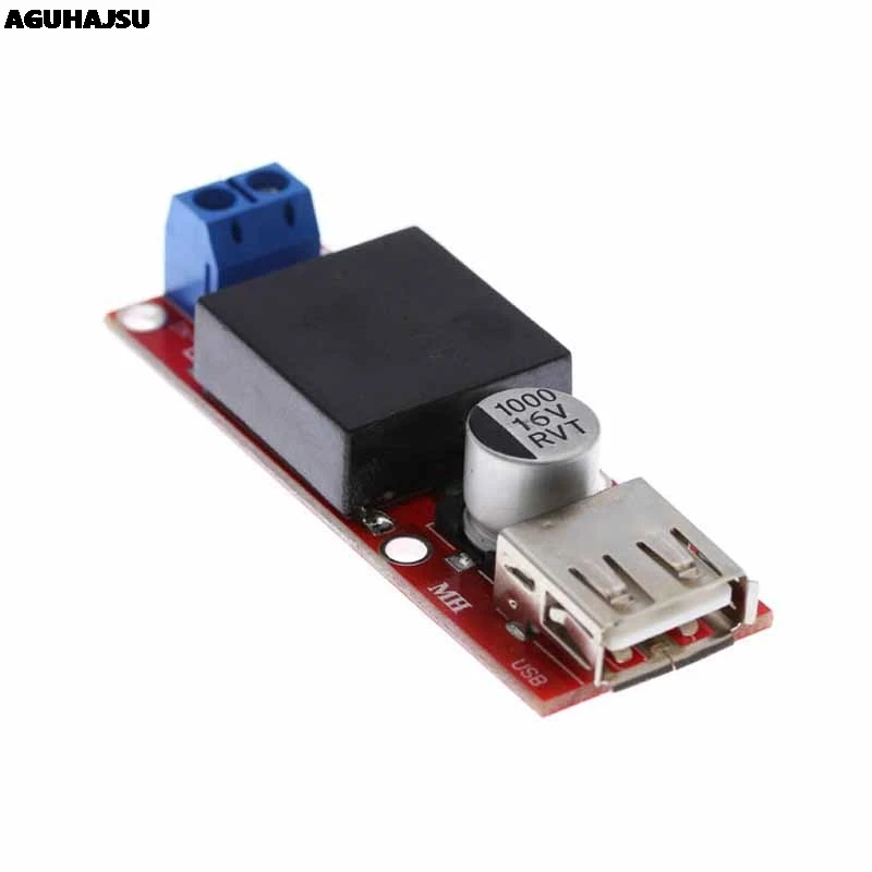 5 в USB-выход преобразователь постоянного тока 7 в-24 В до 3A понижающий модуль KIS3R33S