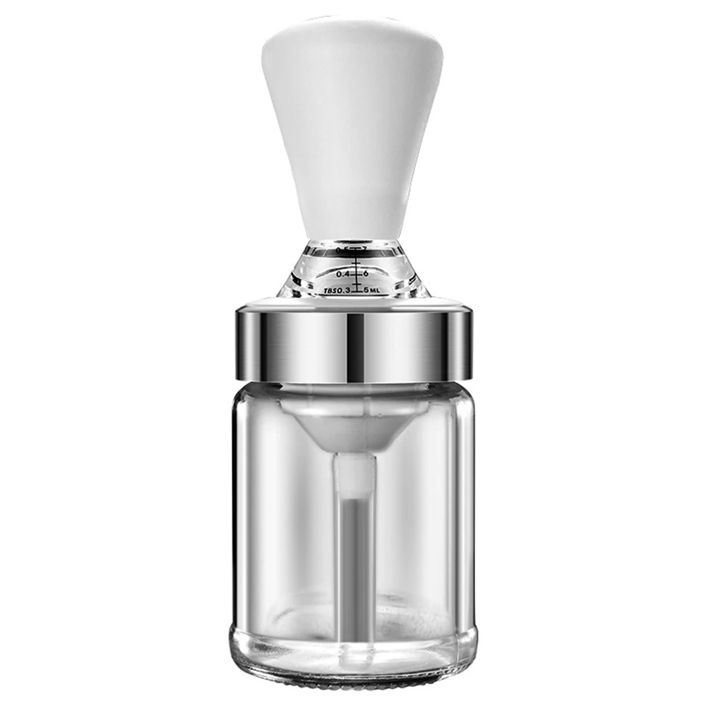 1 шт. силиконовая стеклянная бутылка для масла с щеточкой |