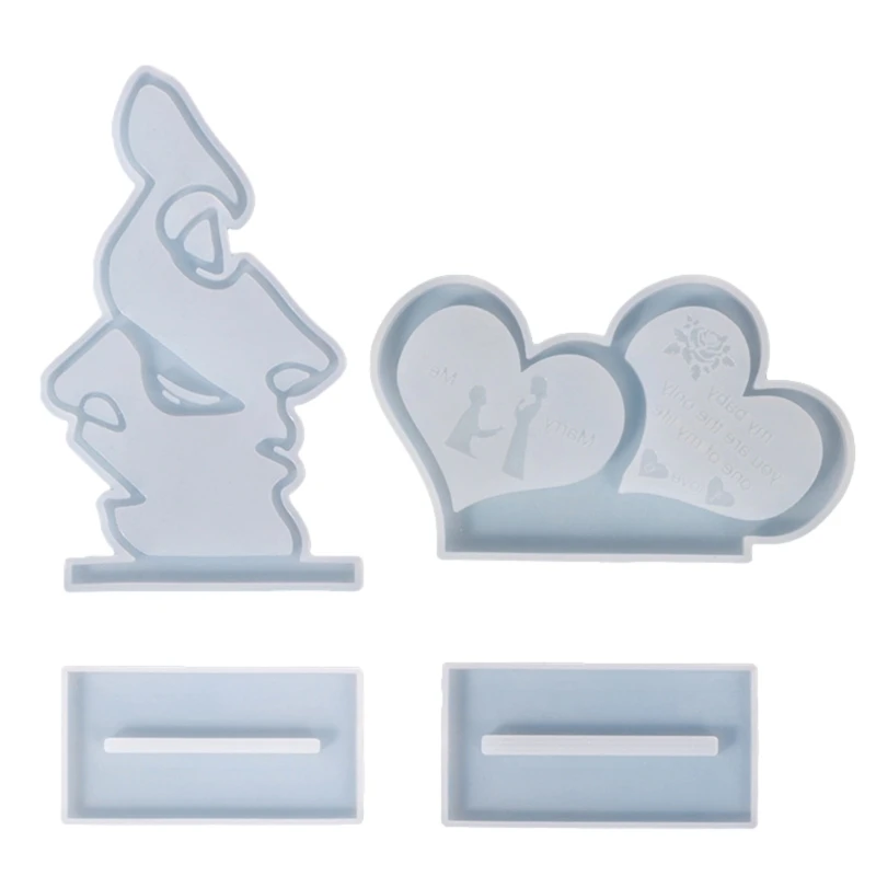 

Форма для фоторамки из смолы, силиконовая форма для фоторамки, форма для отливания из эпоксидной смолы в форме сердца для домашнего декора стола «сделай сам», для рукоделия