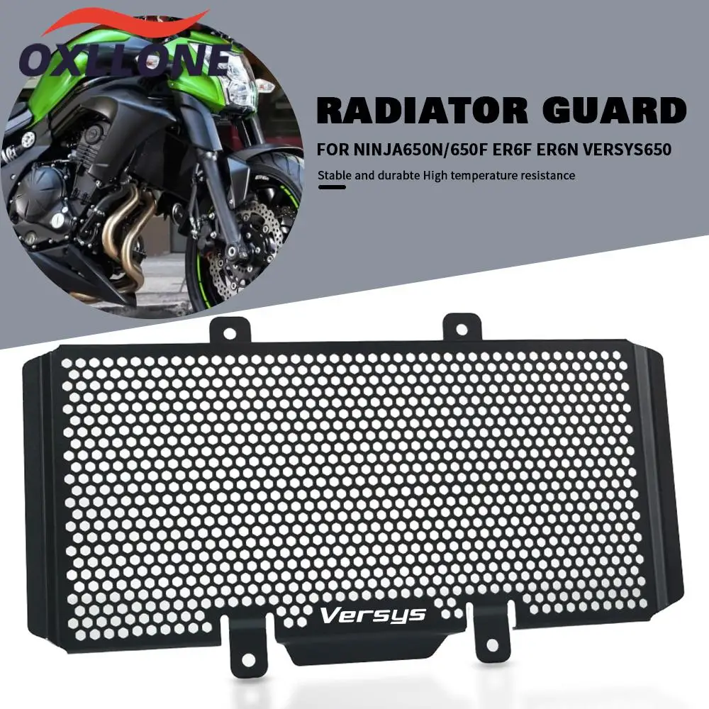 

For Kawasaki Ninja 650N 650F ER6F ER6N Versys 650 Versys650 ER-6N Radiator Guard Grille Grill Cooler Cooling Cover Protection