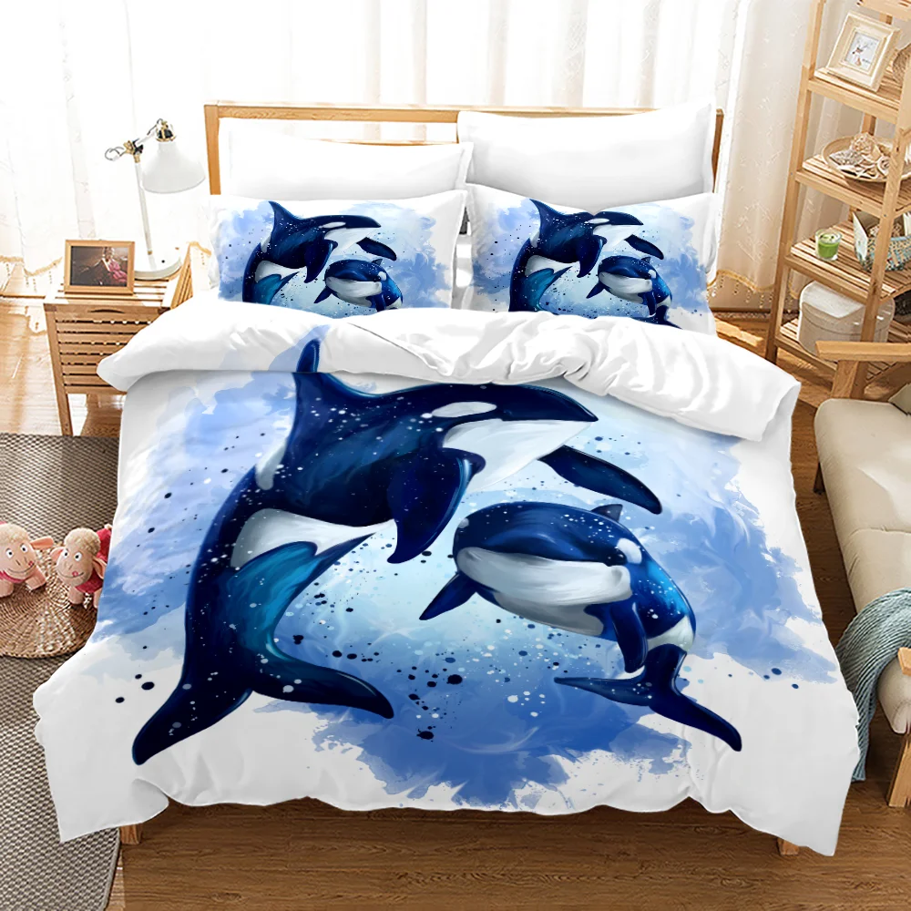 

Ocean Duvet Cover Comfortable Bedspreads Queen King Size Students Bedroom Decor