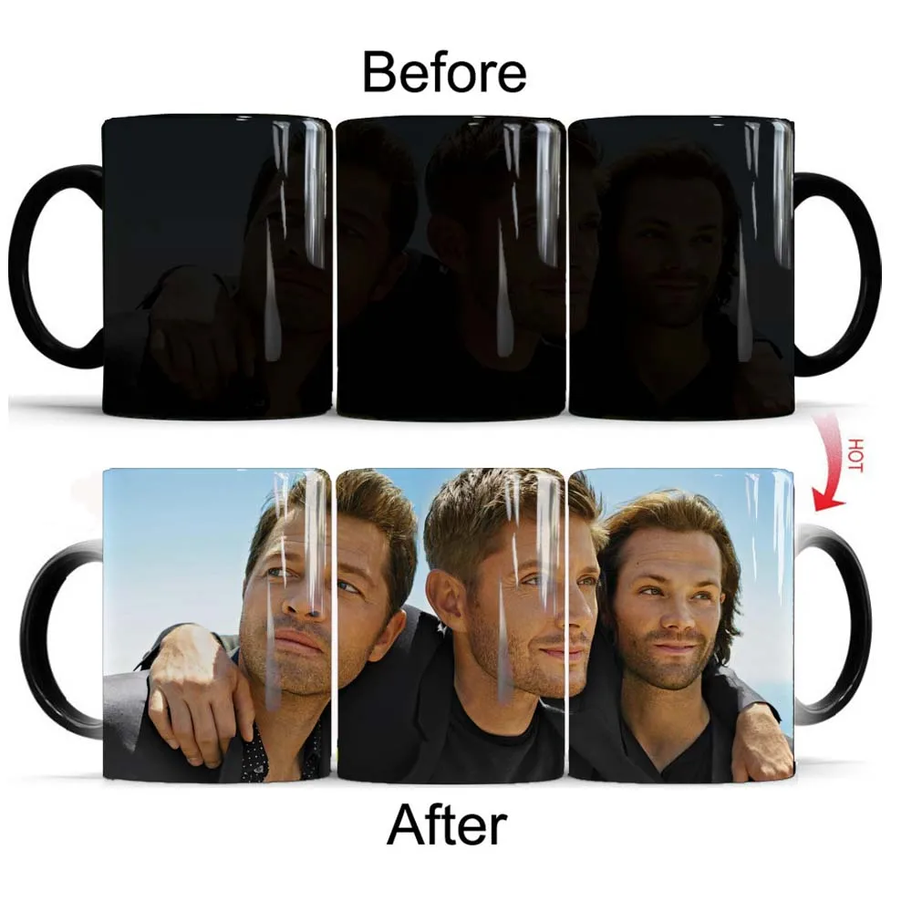 Supernatural Mug 11oz Creative Ceramic Change Color Mug Home Tea Cup Friend Birthday Gift