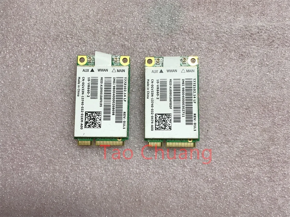 Для Dell DW5620 5620 Gobi2000 M6500 E6500 E6510 E4300 E6400 E4310 E6410 E6520 3g беспроводная сетевая карта Mini PCI-E карта 0GV33N