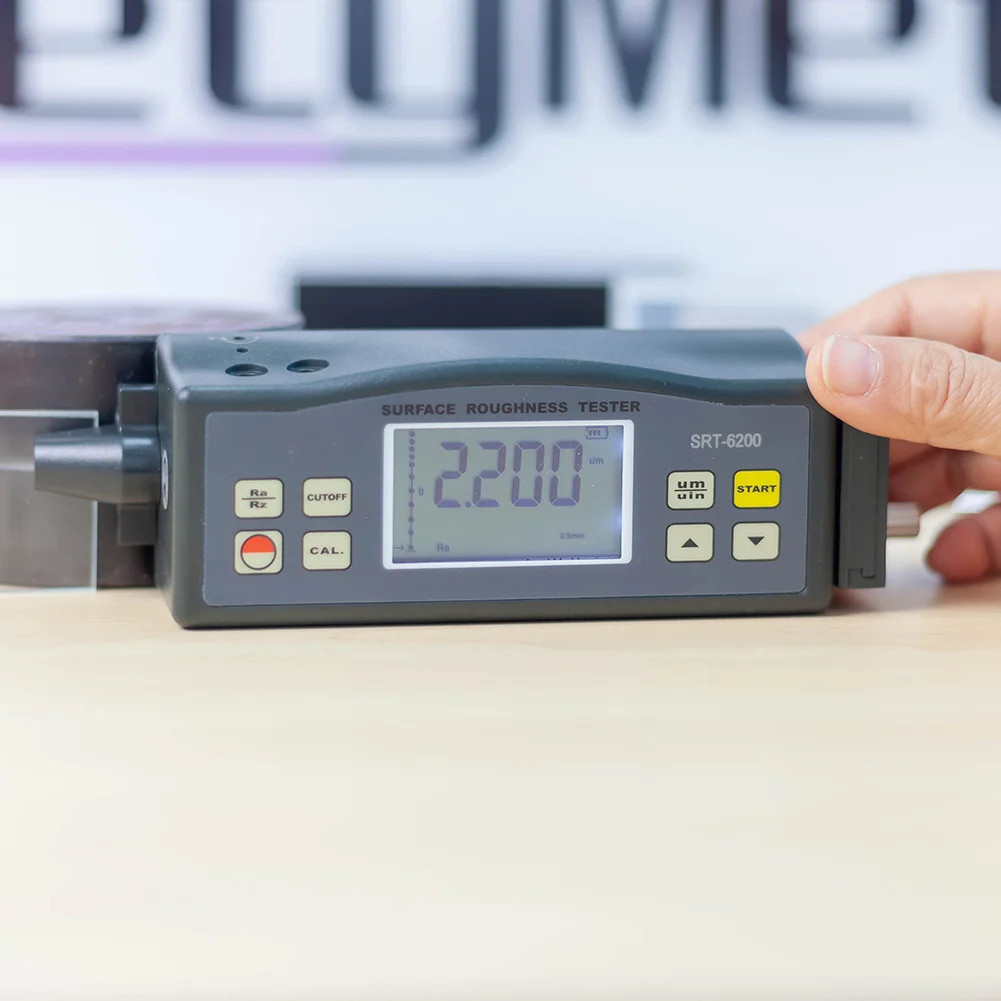 Цифровой измеритель шероховатости поверхности диапазон измерения 100.0μm Ra Rz ISO DIN