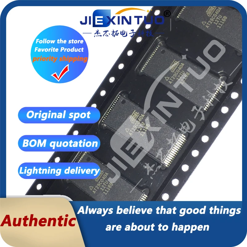 

AT29C040A-12TU AT29C040A IC FLASH 4MBIT PARALLEL 32TSOP FLASH Memory IC 4Mbit Parallel 120 ns 32-TSOP