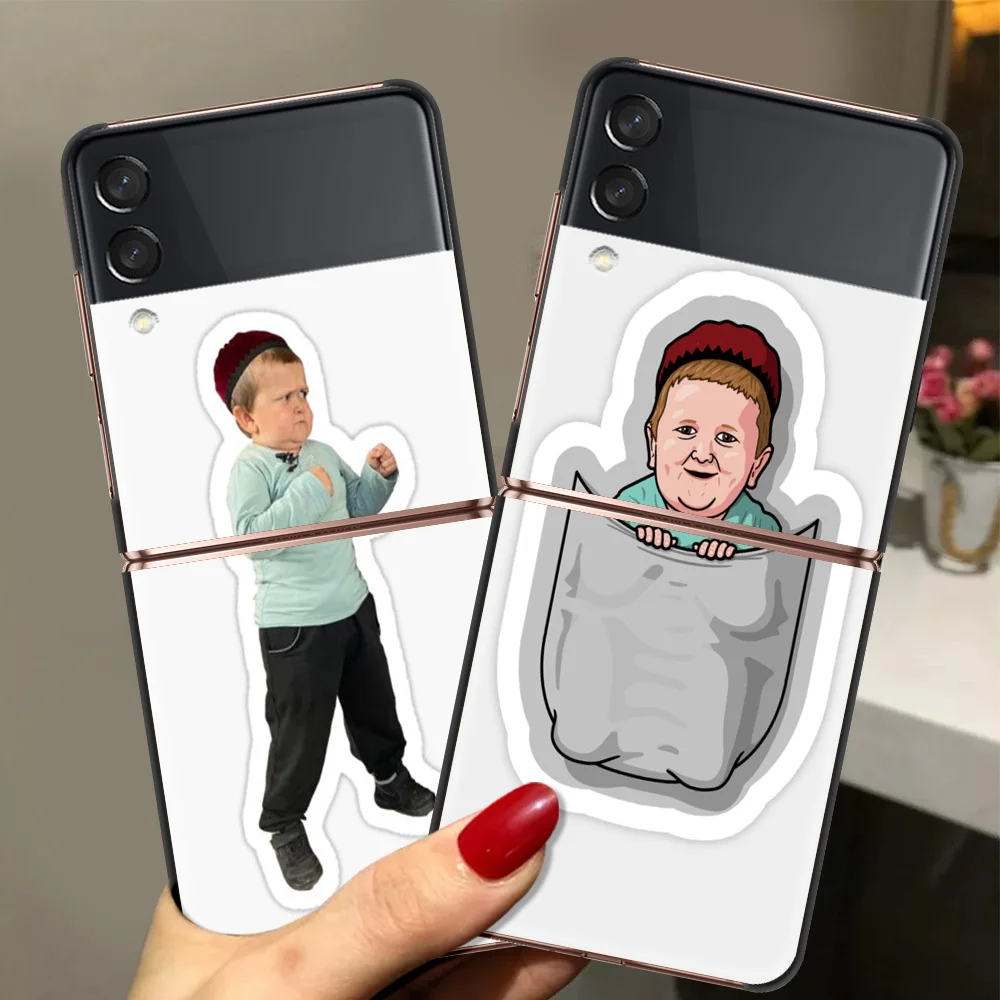 

Funny Hasbulla Hard PC Phone Case For Samsung Galaxy Z Flip 6.7 Inch Black ShockProof Cover for Samsung Z Flip 3 5G Shell Fundas