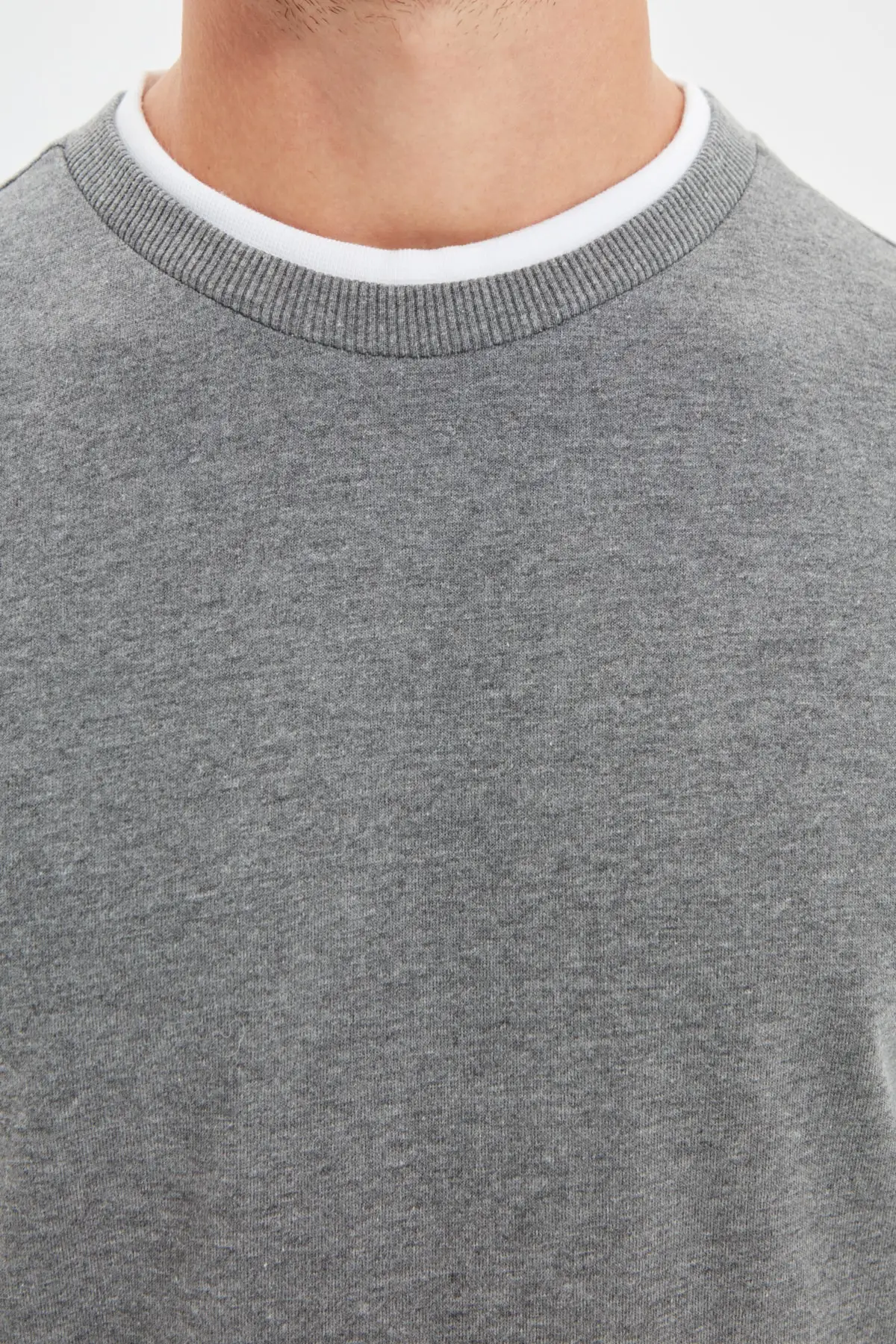 Trendyol Male Basic Regular Fit Sweatshirt TMNAW22SW0658 | Мужская одежда
