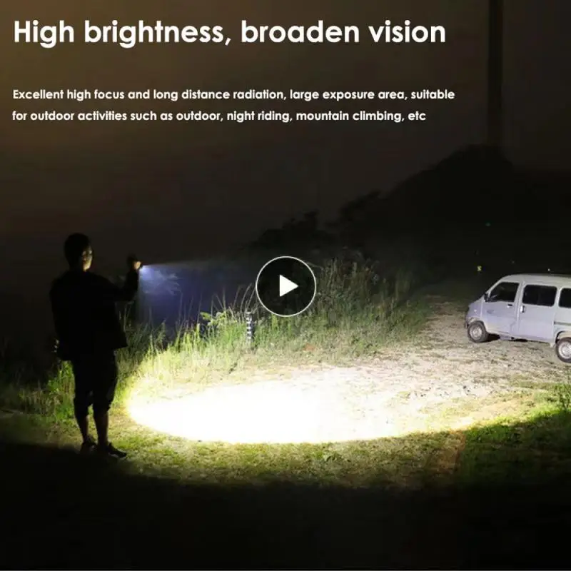 

Strong Light Portable Mini Emergency Ight Led Usb Rechargeable Torch Led Flashlights Multi-function Household Spotlight