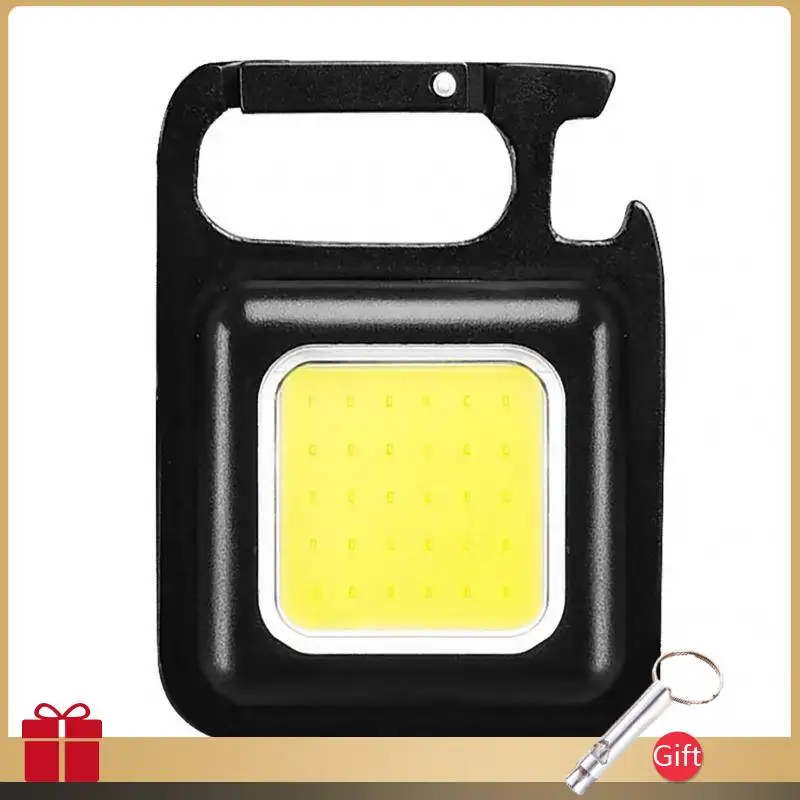 

COB Keychain Emergency Repair Work Light Strong Magnetic Glare Multifunctional Mini USB Charging Lamp For Camping Equipment