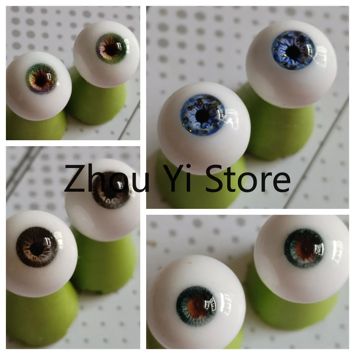 

Doll Eyes 12/14/16mm for Bjd Doll Diy Girl Toys Plaster Eyeball Dress Up Human Realistic Stereoscopic Handmade Doll Accessories