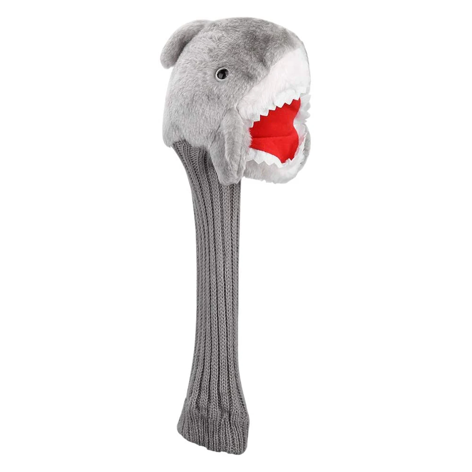 

Головной убор для гольфа, милая голова акулы, головной убор для гольф-клуба, для водителя, ярмарка, гибридный путтер, плюшевая ткань, защита д...