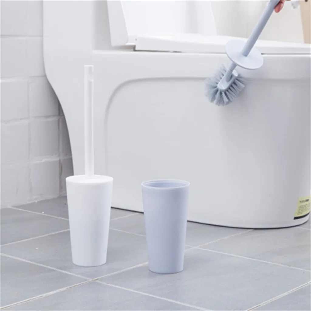 

Home Toilet Brush Holder Stand Guard Set Bathroom Cleaning Tools Useful