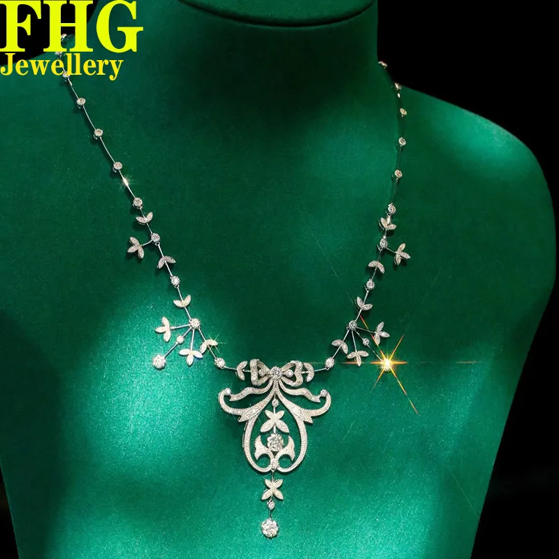 Ожерелье из белого золота 2 15 карат 18 К