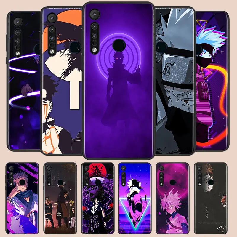 

Anime Naruto Hyun Phone Case For Motorola E6 E7 One Marco G8 Play Plus G Stylus One Hyper Lite Plus G9 Black luxury Silicone